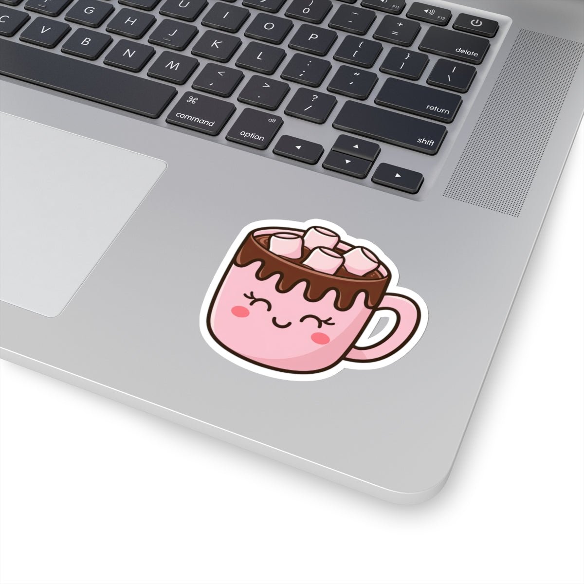 Cute Hot Cocoa Vinyl Sticker, 3" x 2.8"
