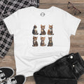 Cute Kittens Women's Cotton T-Shirt for Cat Lovers