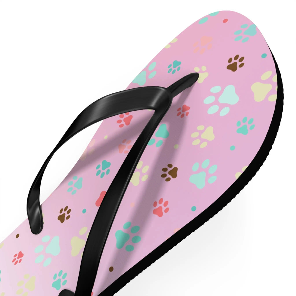 Cute Paw Print Flip Flops for Animal Lovers