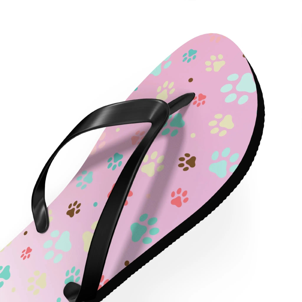 Cute Paw Print Flip Flops for Animal Lovers