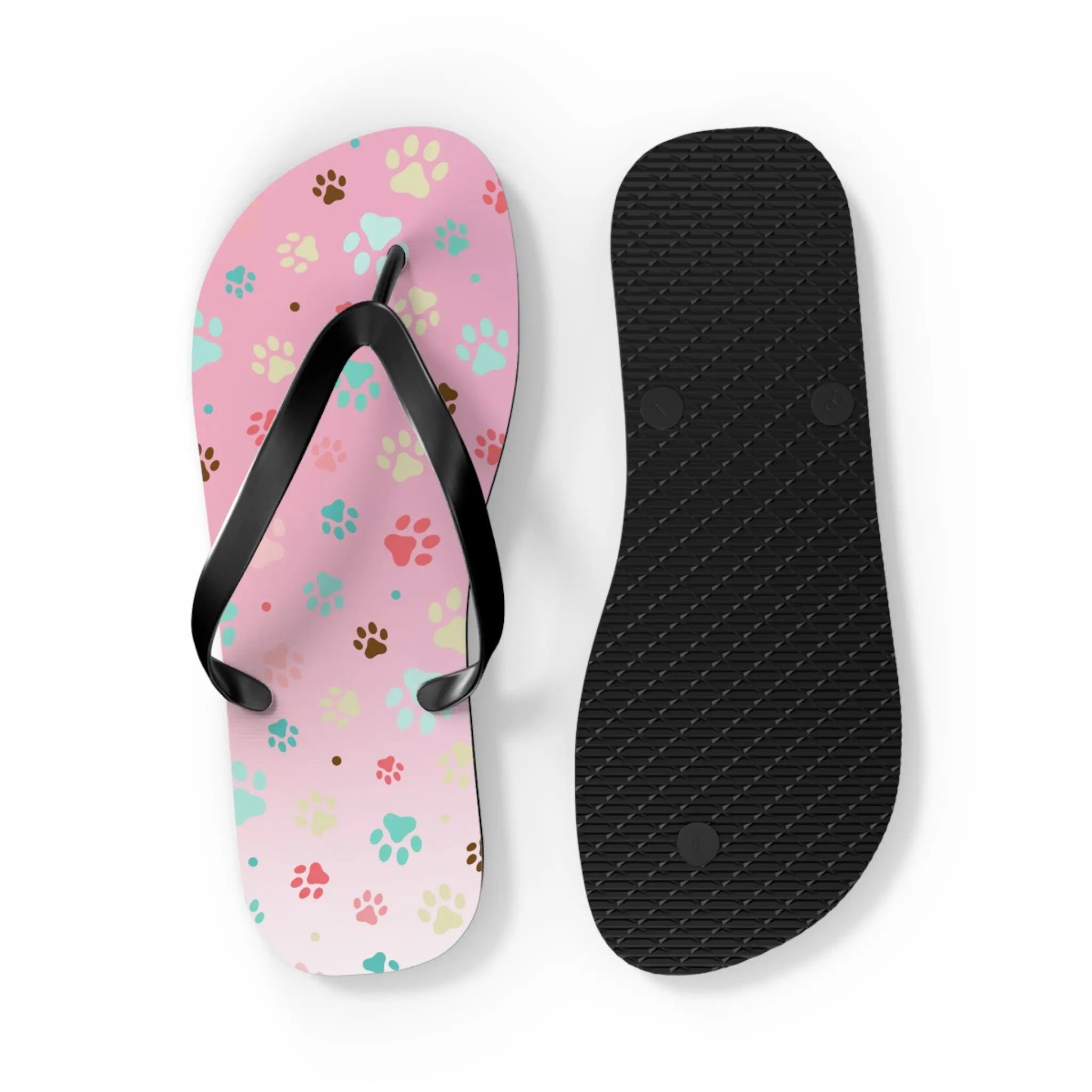 Cute Paw Print Flip Flops for Animal Lovers