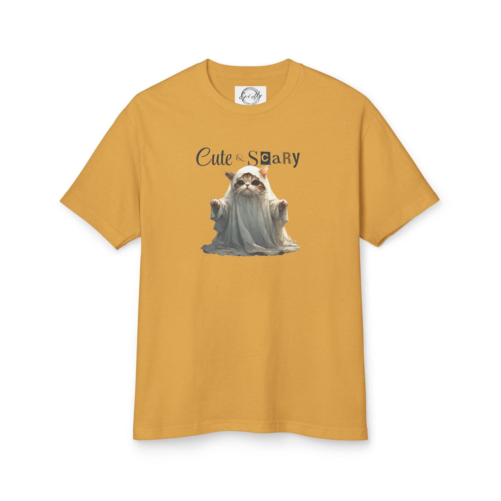 Cute Scary Ghost Kitty Unisex Tee for Spooky Style
