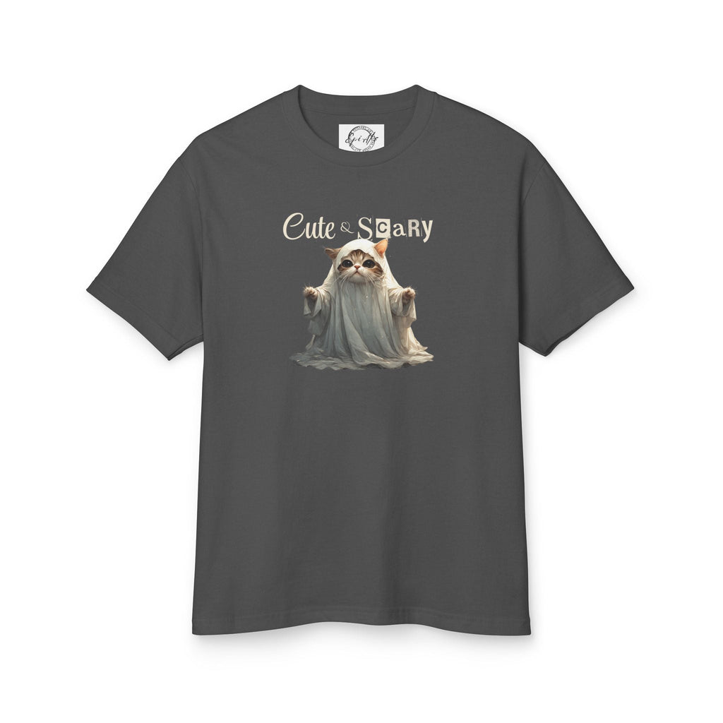 Cute Scary Ghost Kitty Unisex Tee for Spooky Style