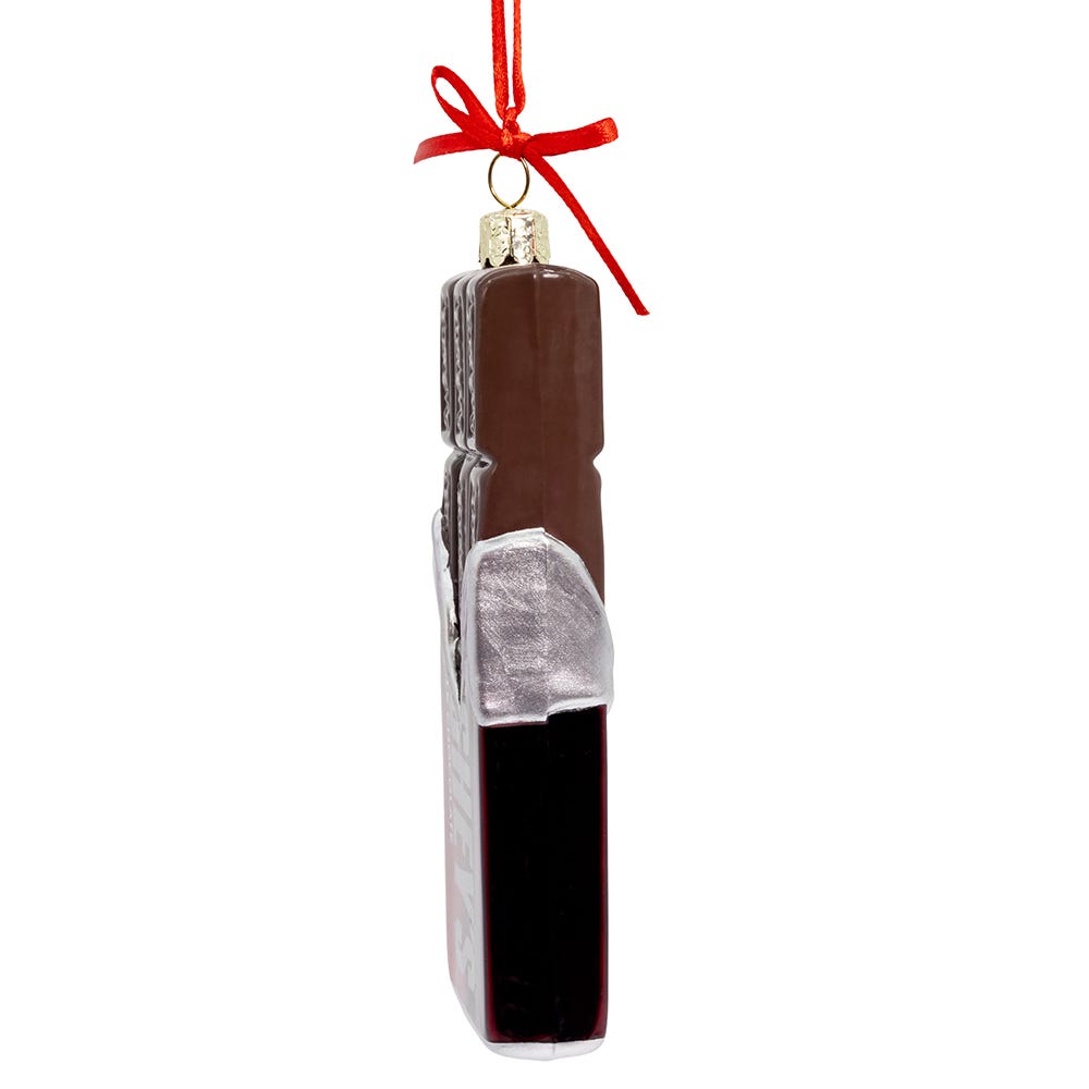 Hershey's Glass Chocolate Bar Ornament