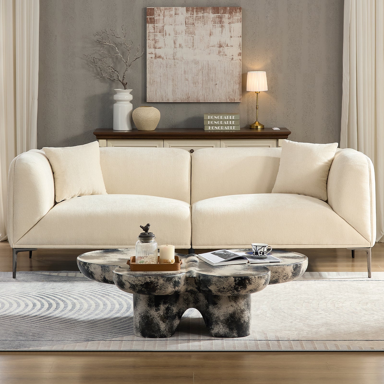 Modern Sofa for Living Room Family Movie Nights & Reading Hours
