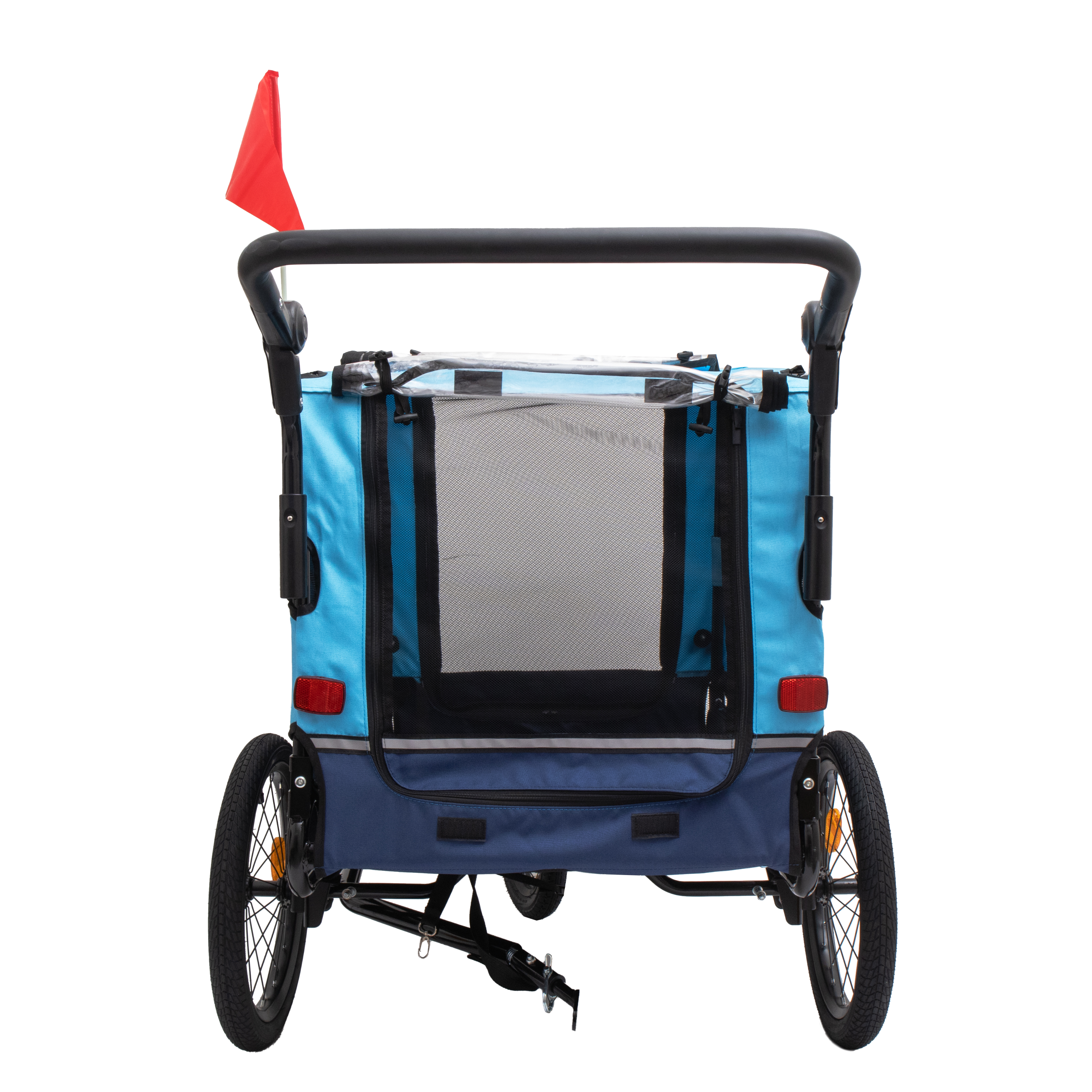 Outdoor Heavy Duty Foldable Utility Pet Stroller Dog Carriers Bicycle Trailer