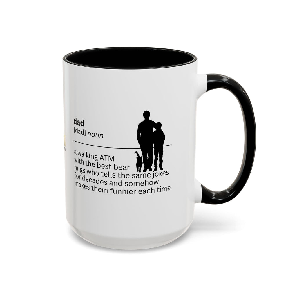 Dad ATM Accent Coffee Mug - Perfect Gift for Dads