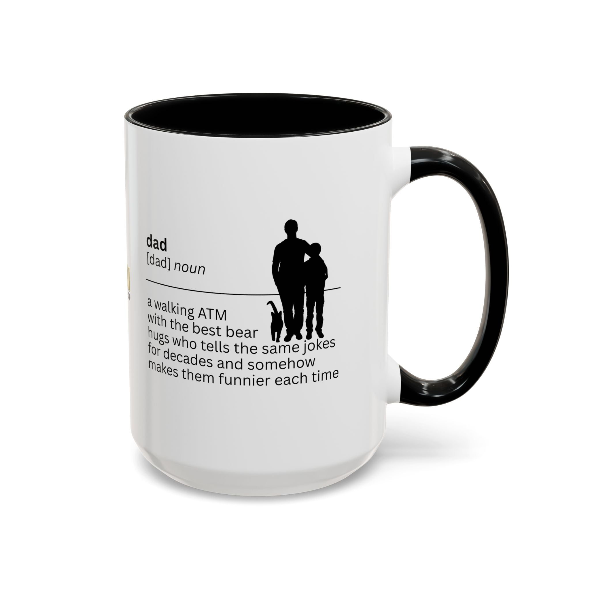 Dad ATM Accent Coffee Mug - Perfect Gift for Dads
