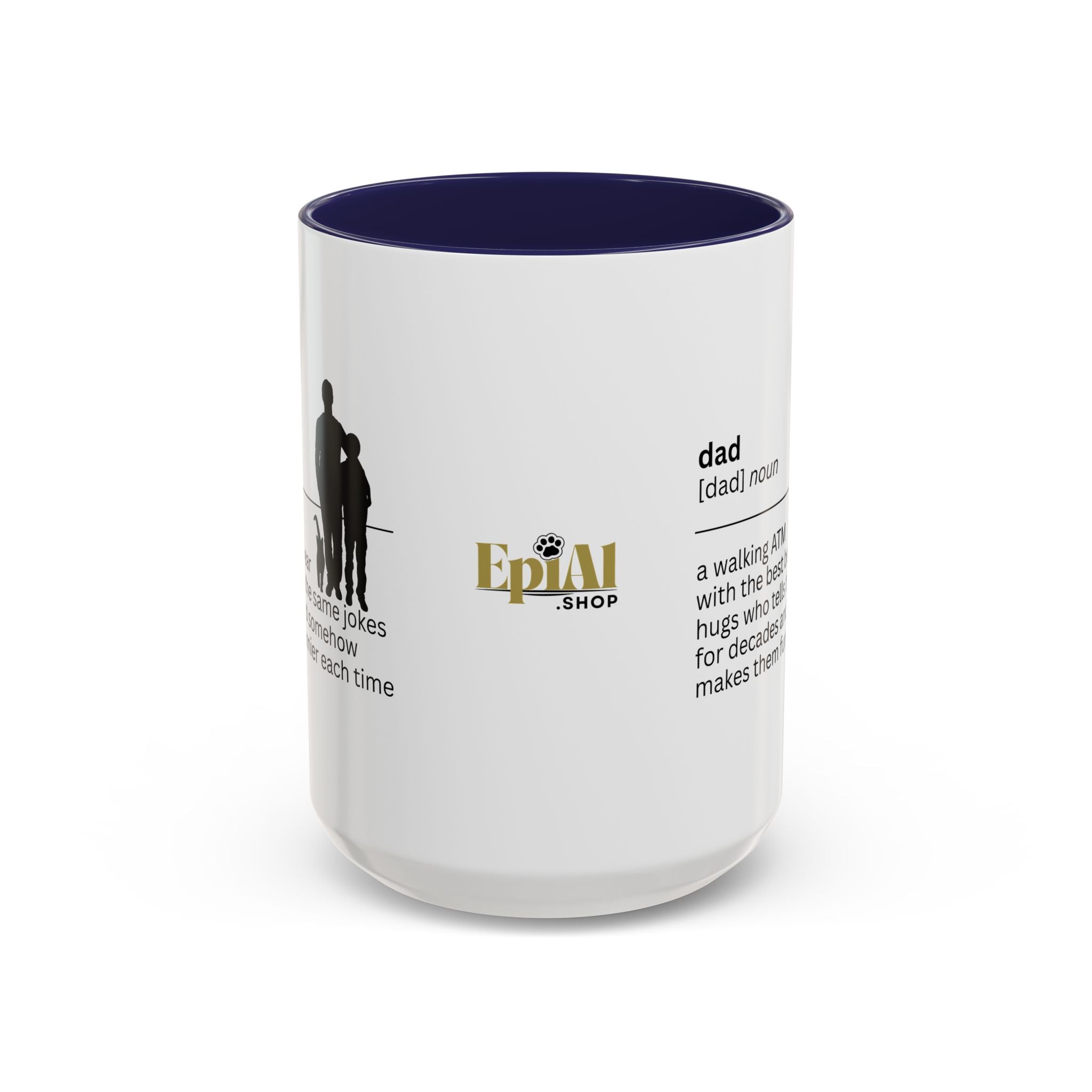 Dad ATM Accent Coffee Mug - Perfect Gift for Dads