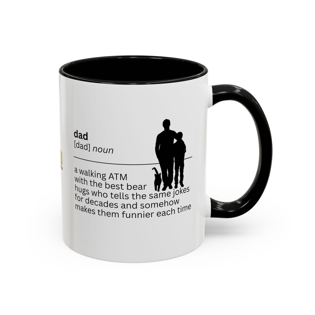 Dad ATM Accent Coffee Mug - Perfect Gift for Dads