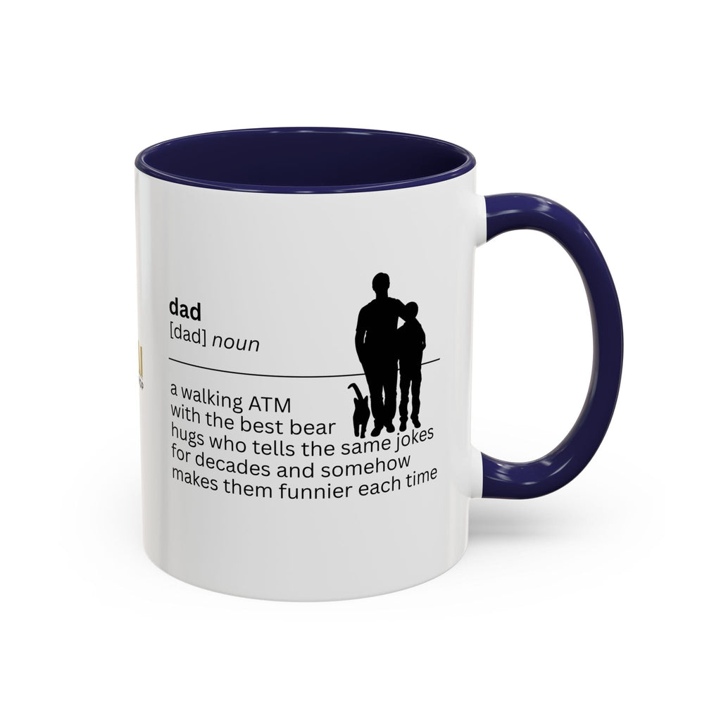 Dad ATM Accent Coffee Mug - Perfect Gift for Dads
