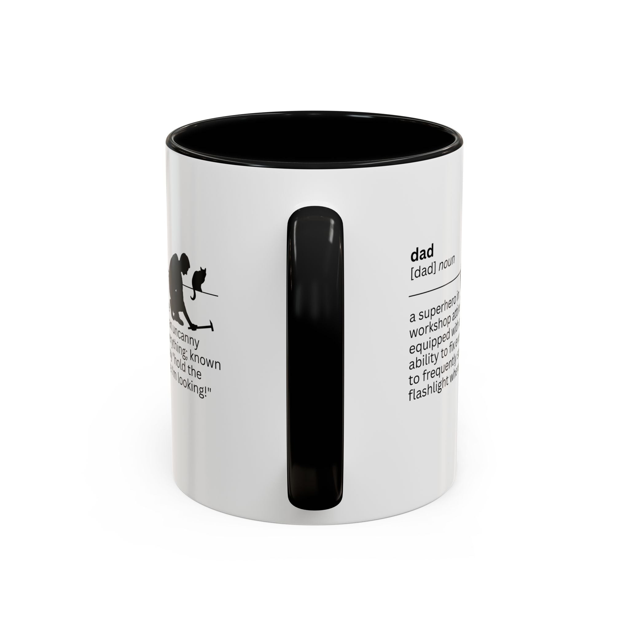 Dad Flashlight Accent Coffee Mug - Perfect Gift for Dads