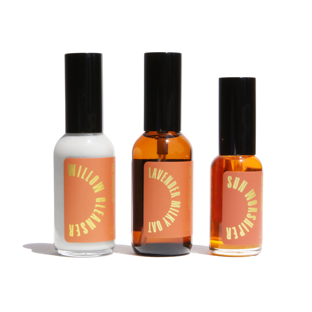 Daily Vitality Trio with Willow Cleanser - Prone Skin