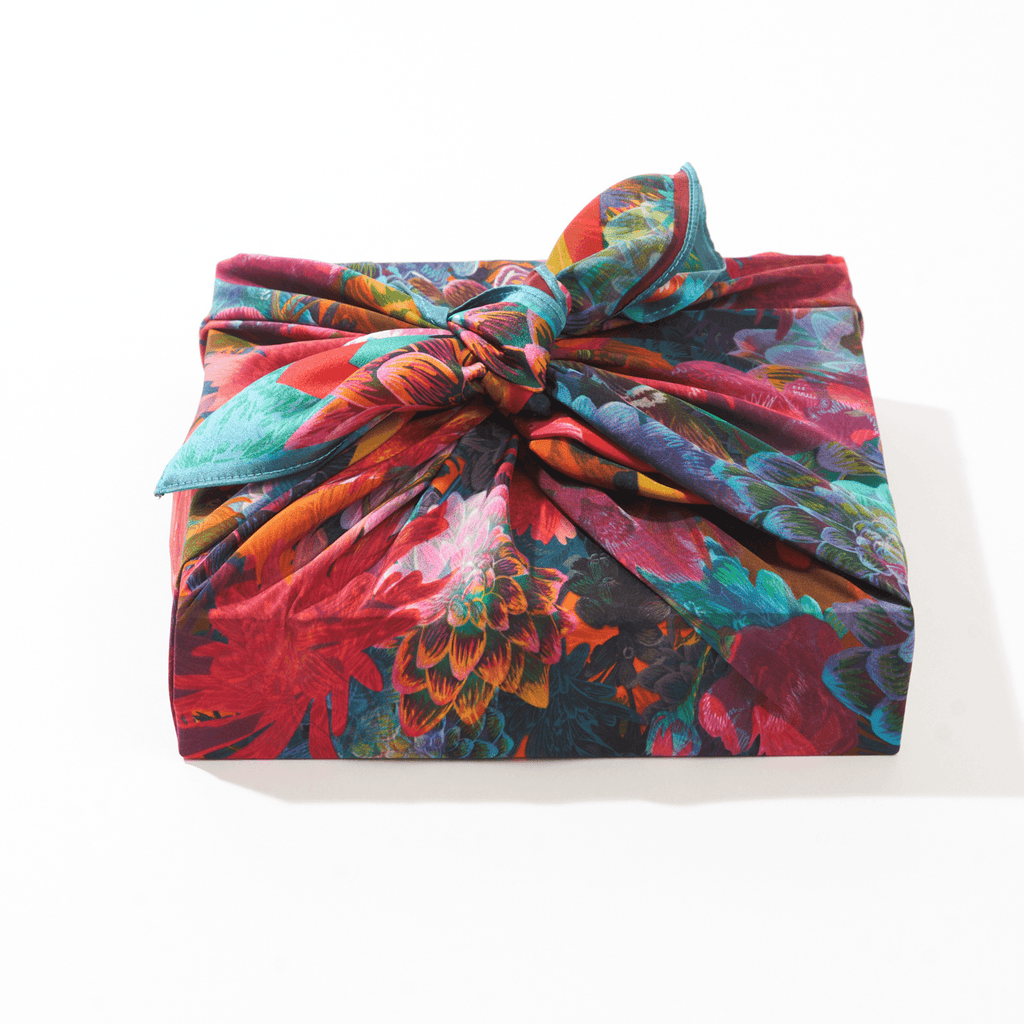 Daisy | 28" Mulberry Silk Furoshiki Gift Wrap by Adam Klassen
