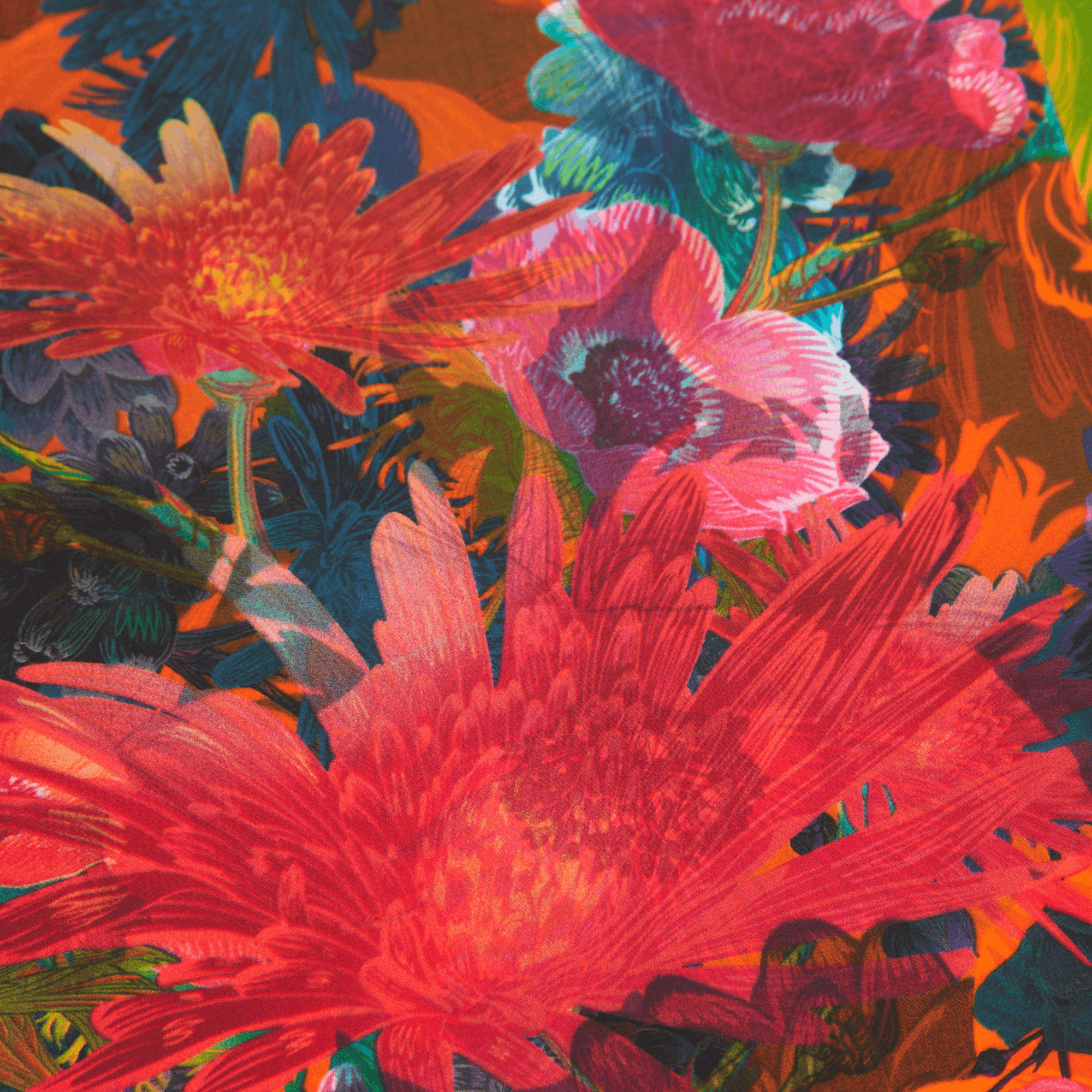 Daisy | 28" Mulberry Silk Furoshiki Gift Wrap by Adam Klassen