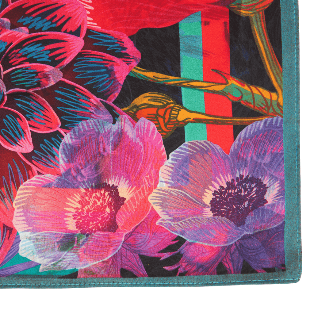 Daisy | 28" Mulberry Silk Furoshiki Gift Wrap by Adam Klassen