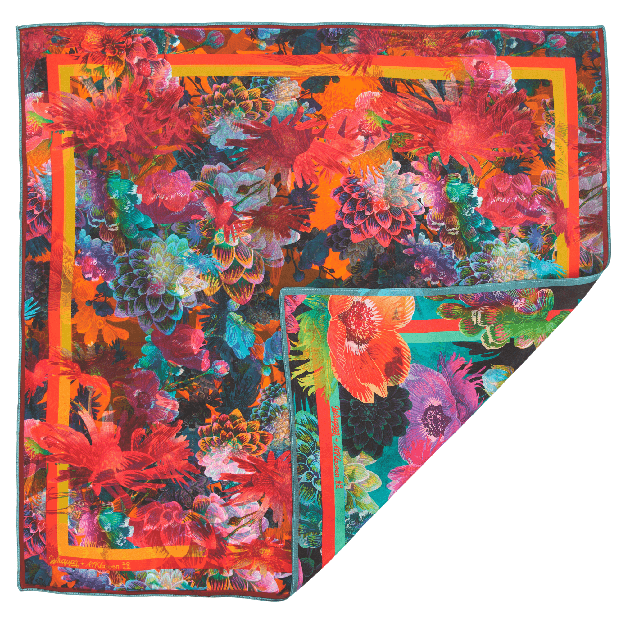 Daisy | 28" Mulberry Silk Furoshiki Gift Wrap by Adam Klassen