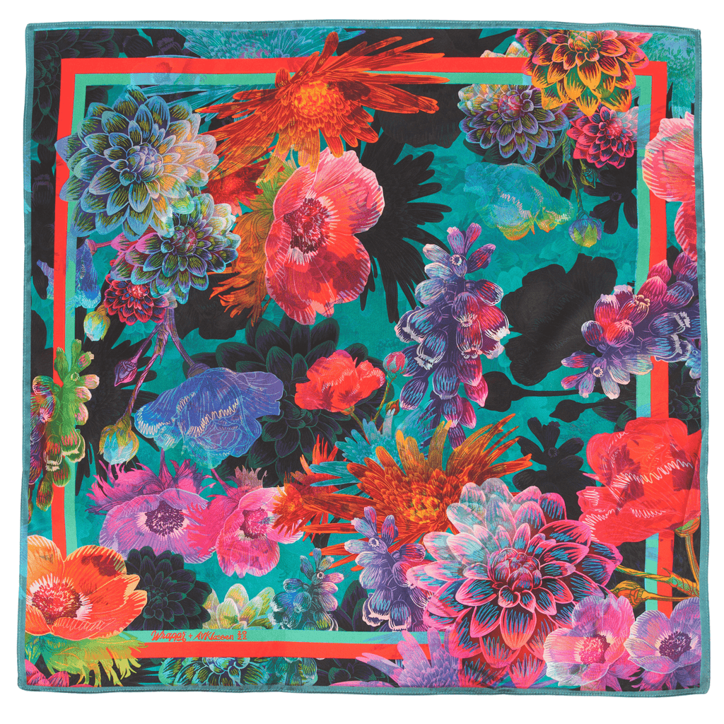 Daisy | 28" Mulberry Silk Furoshiki Gift Wrap by Adam Klassen