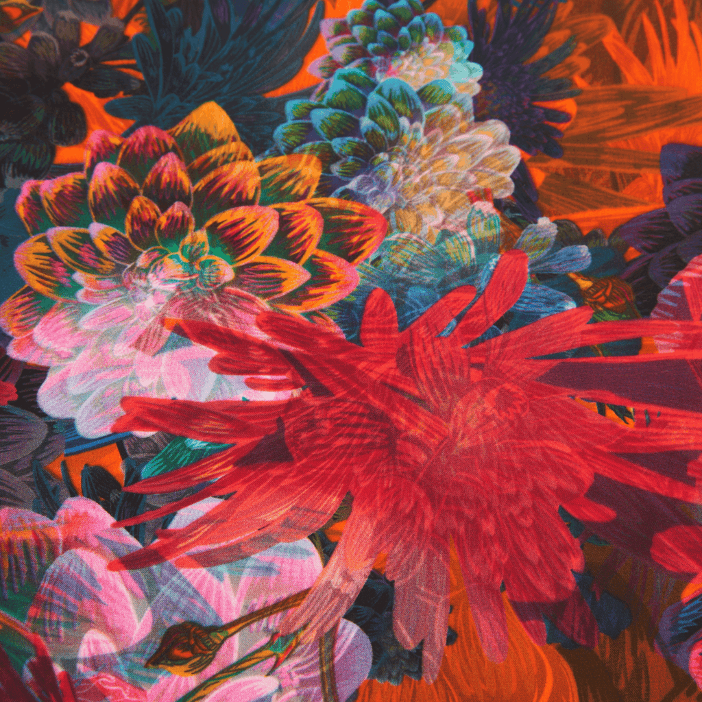 Daisy | 28" Mulberry Silk Furoshiki Gift Wrap by Adam Klassen
