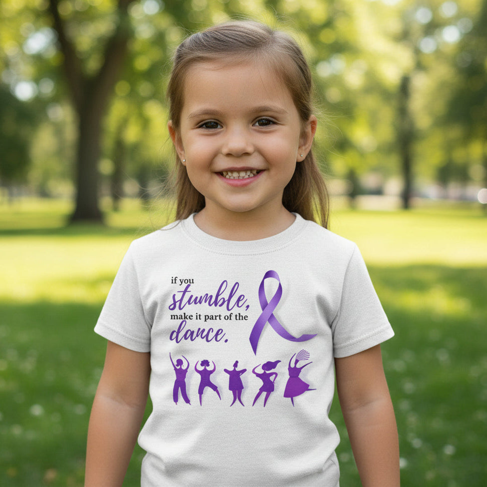 Dance Youth Epilepsy T-Shirt - Stylish Short Sleeve Tee for Passionate Young Dancers