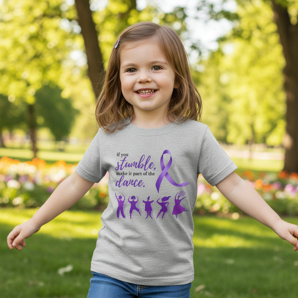 Dance Youth Epilepsy T-Shirt - Stylish Short Sleeve Tee for Passionate Young Dancers