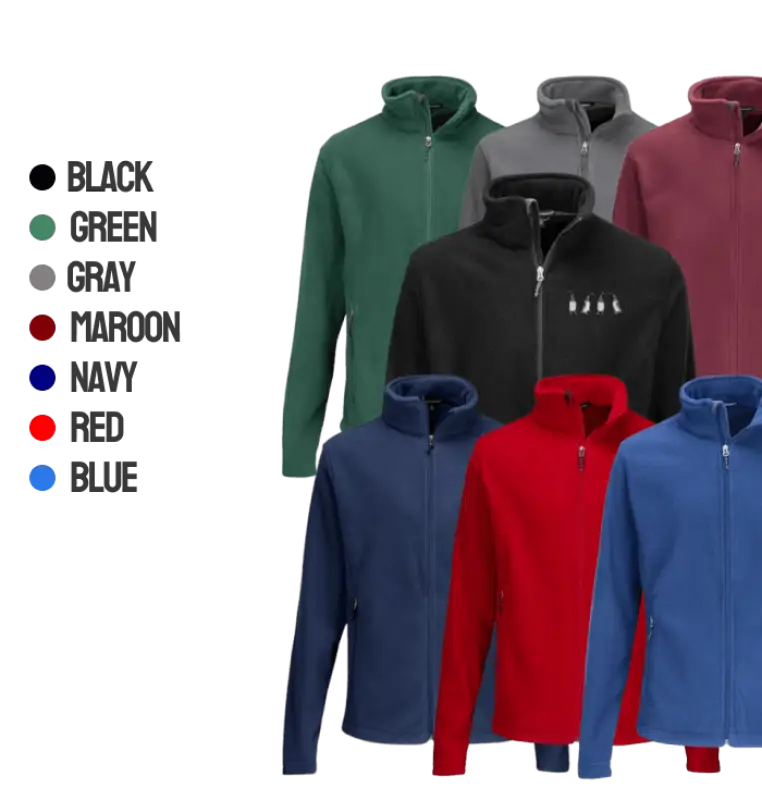 Ocean State Styles Fleece Jacket Dancing Ducks Embroidered