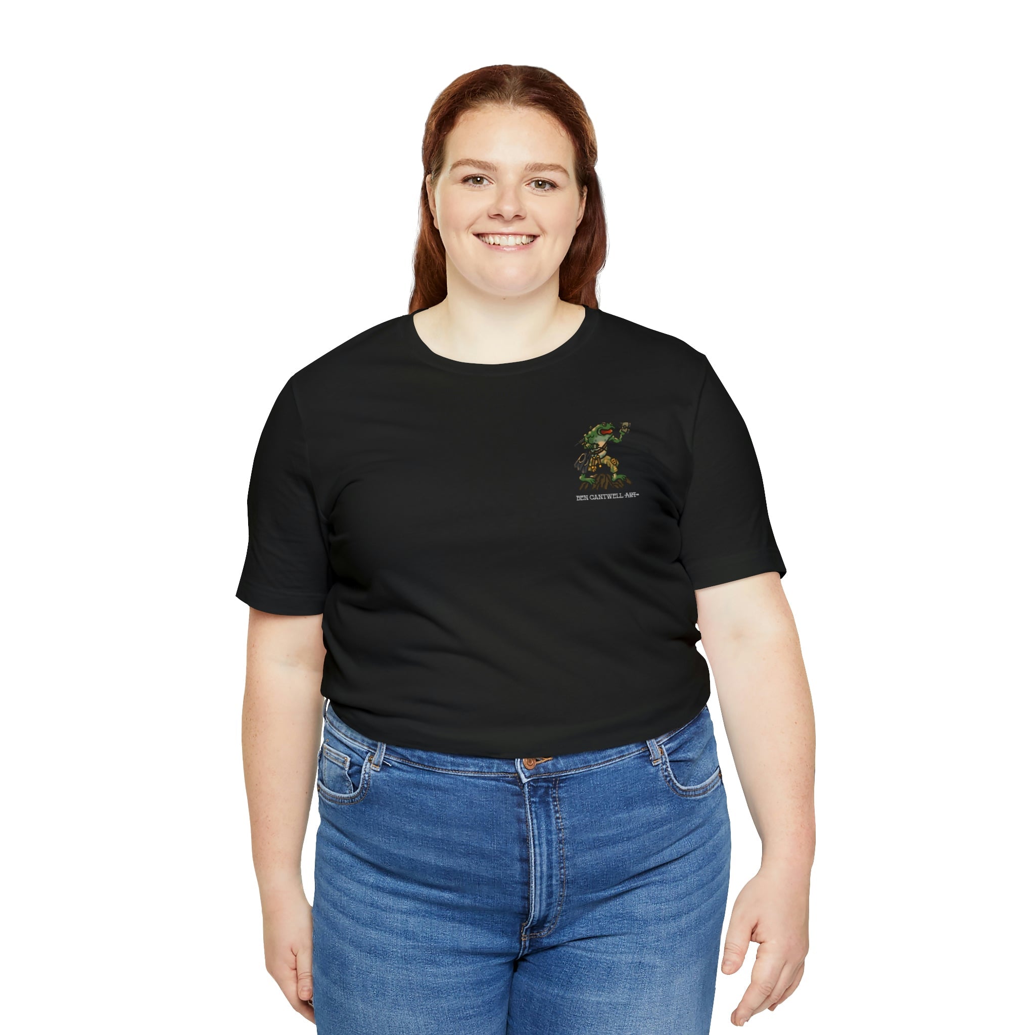 Flippers, Binoculars and Radio Frog - Front Print - Short Sleeve Tee