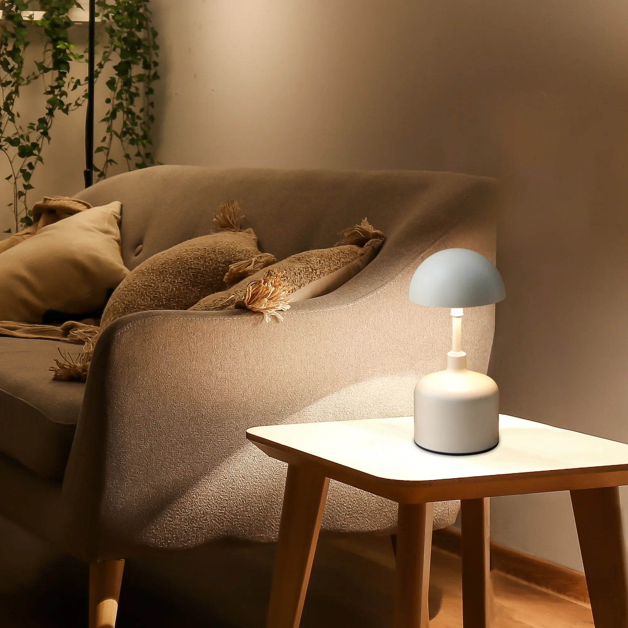 Set of 2 Rechargeable Mushroom Lamps