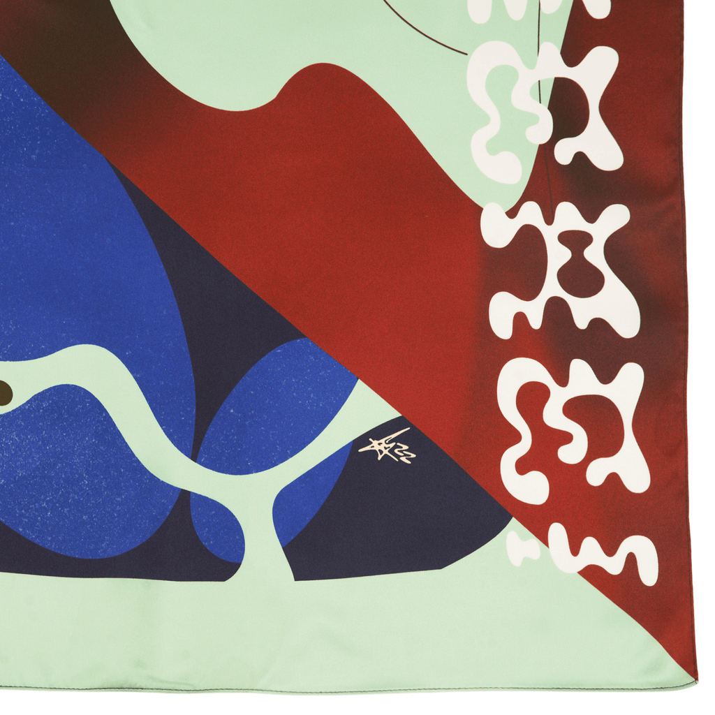 Deeper | 50" Mulberry Silk Furoshiki Gift Wrap by Essery Waller