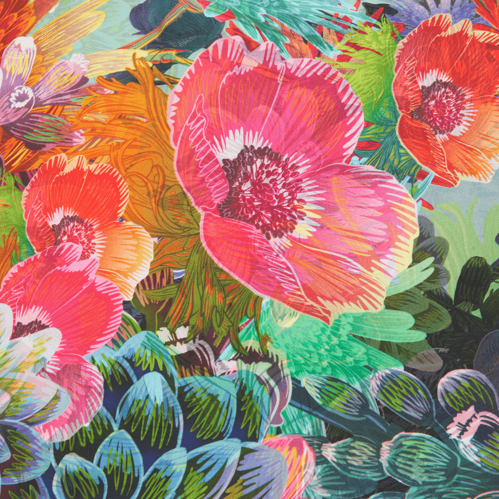 Delilah | 50" Mulberry Silk Furoshiki Gift Wrap by Adam Klassen