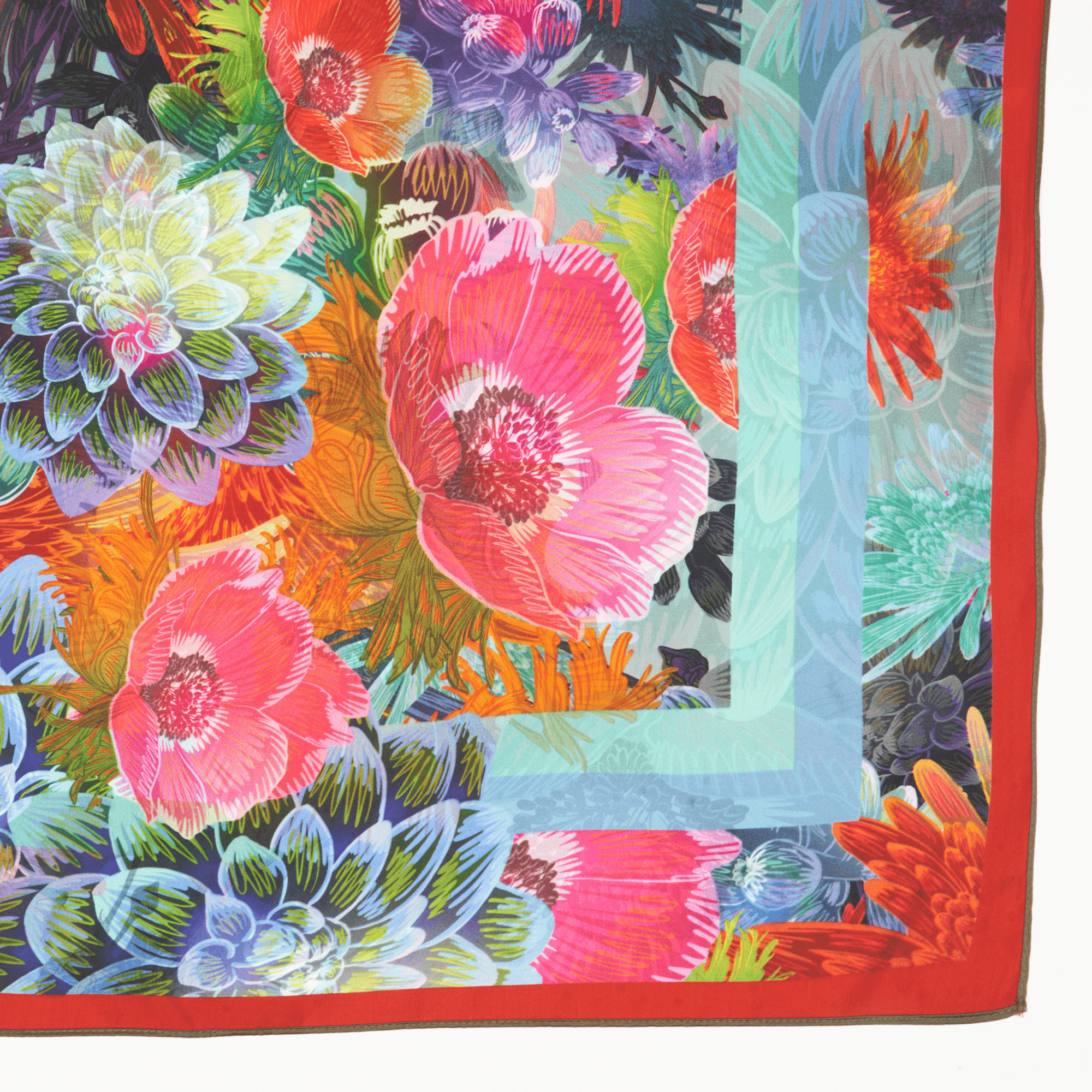 Delilah | 50" Mulberry Silk Furoshiki Gift Wrap by Adam Klassen
