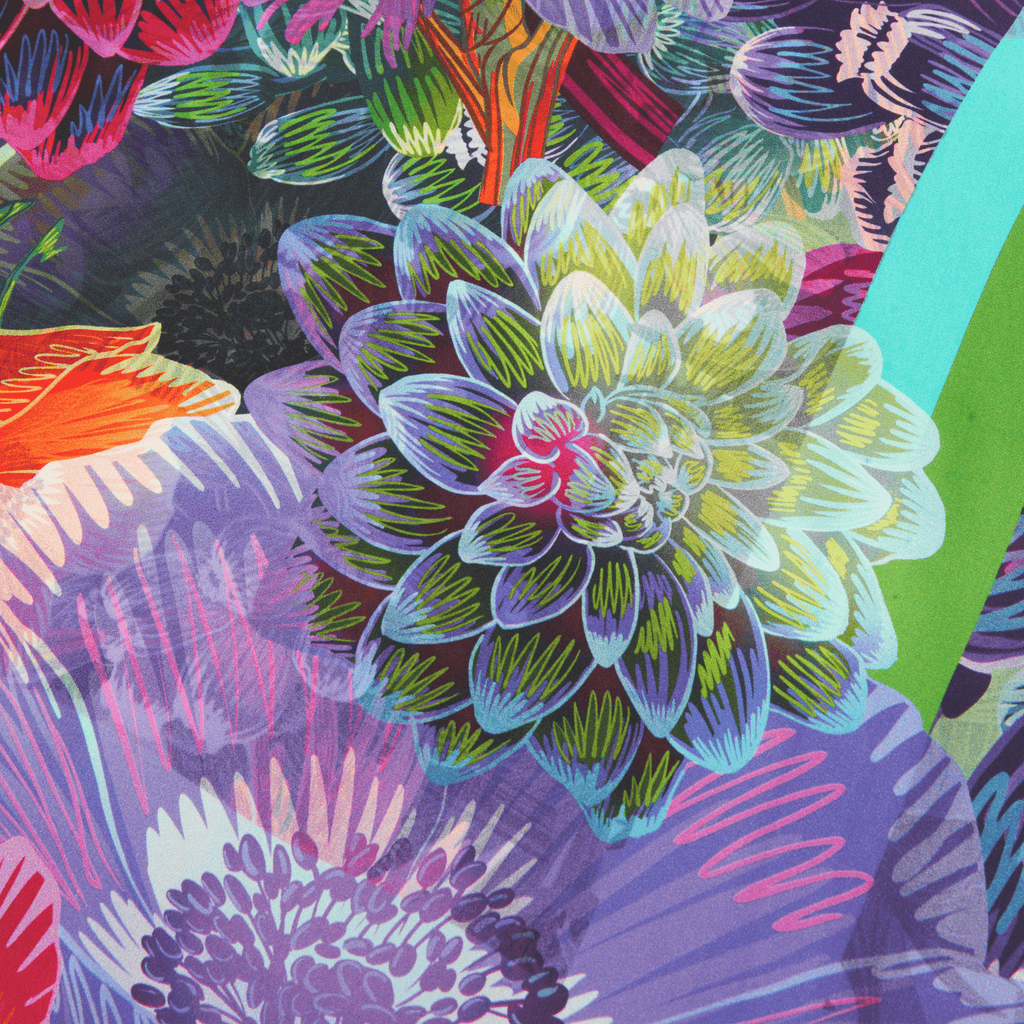 Delilah | 50" Mulberry Silk Furoshiki Gift Wrap by Adam Klassen