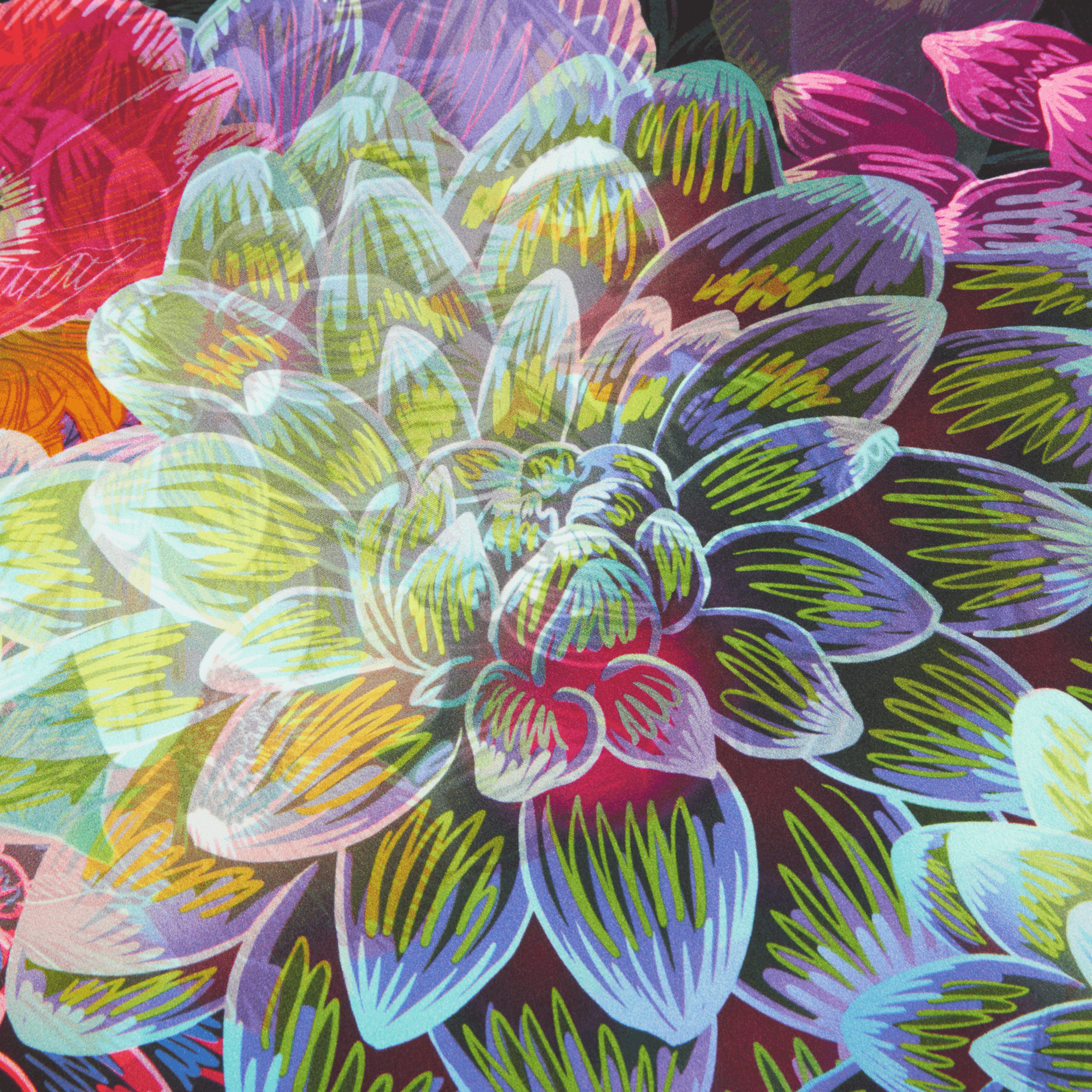 Delilah | 50" Mulberry Silk Furoshiki Gift Wrap by Adam Klassen