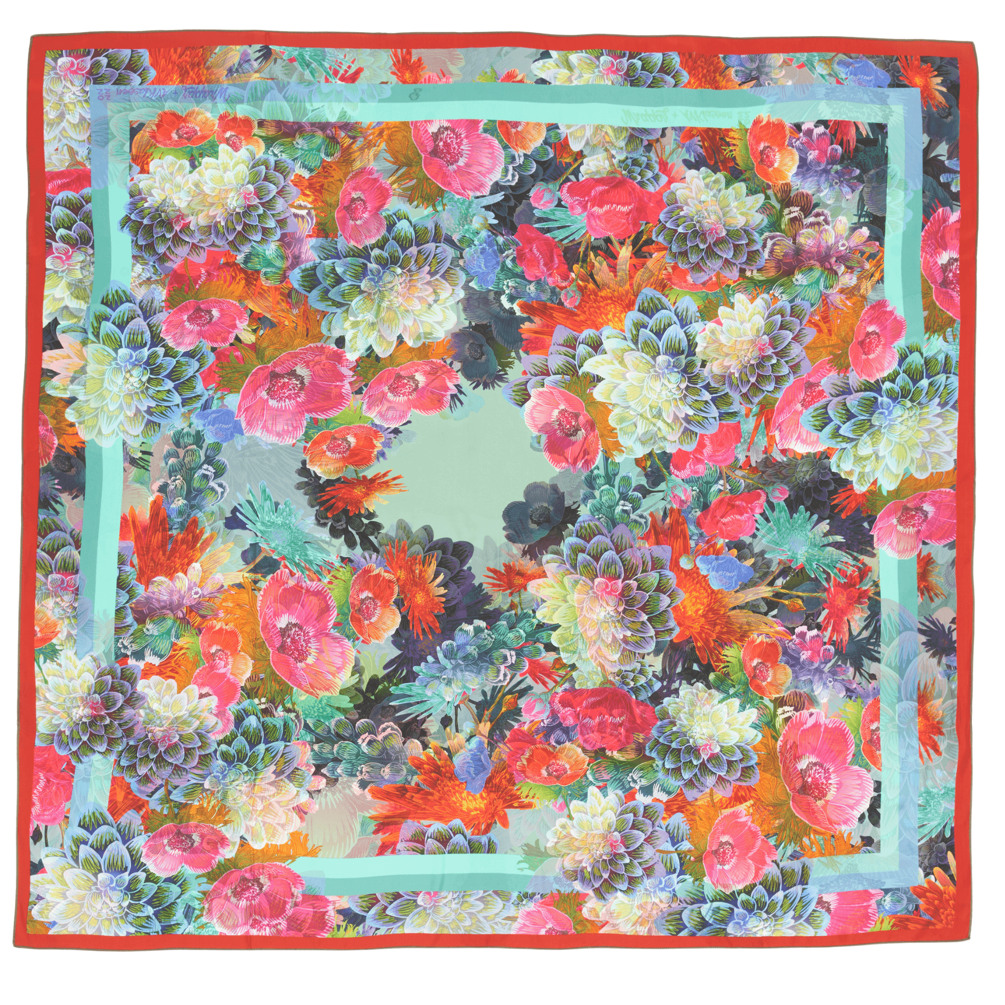 Delilah | 50" Mulberry Silk Furoshiki Gift Wrap by Adam Klassen