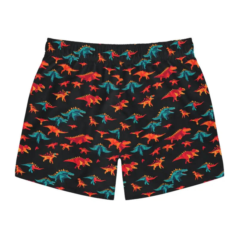 Ocean State Styles Dinosaur Print Swim Trunks Unisex