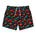 Ocean State Styles Dinosaur Print Swim Trunks Unisex