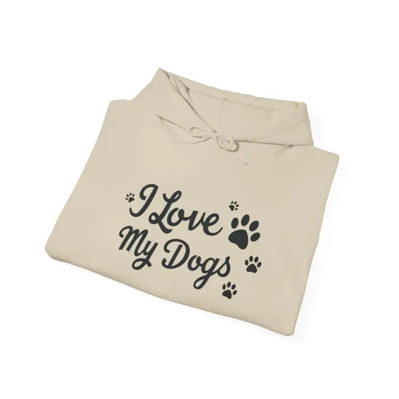 Ocean State Styles Hoodie I Love My Dogs Design Unisex