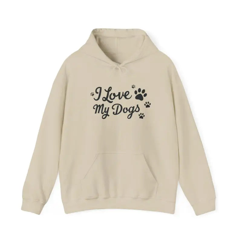 Ocean State Styles Hoodie I Love My Dogs Design Unisex