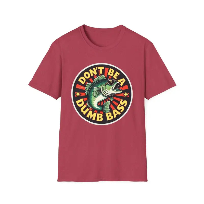 Ocean State Styles Dont Be A Dumb Bass Graphic Tee T Shirt