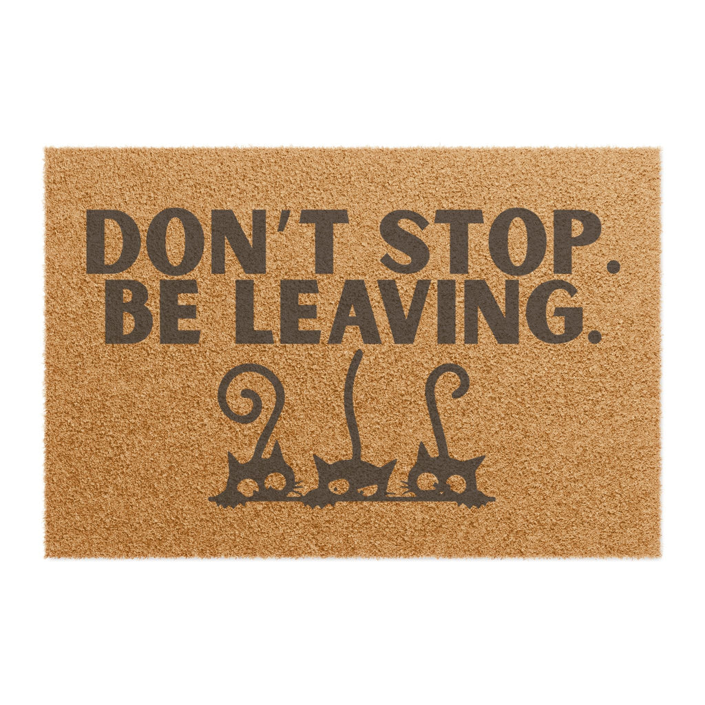 Don't Stop - Be Leaving Doormat, Cat-Themed
