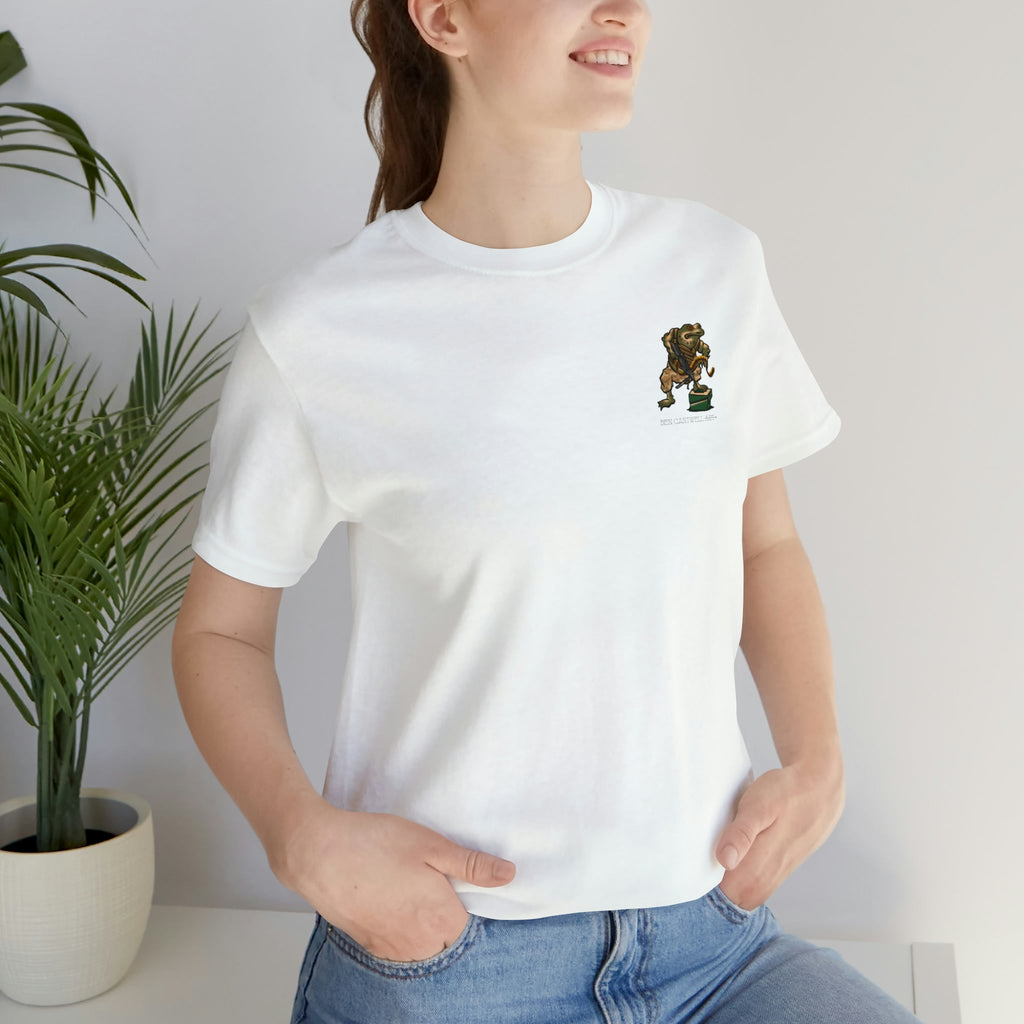 M249 SAW Frog - Front Print - Short Sleeve Tee