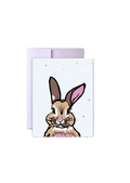 Easter Bunny Wildflower Seed Paper Greeting Card