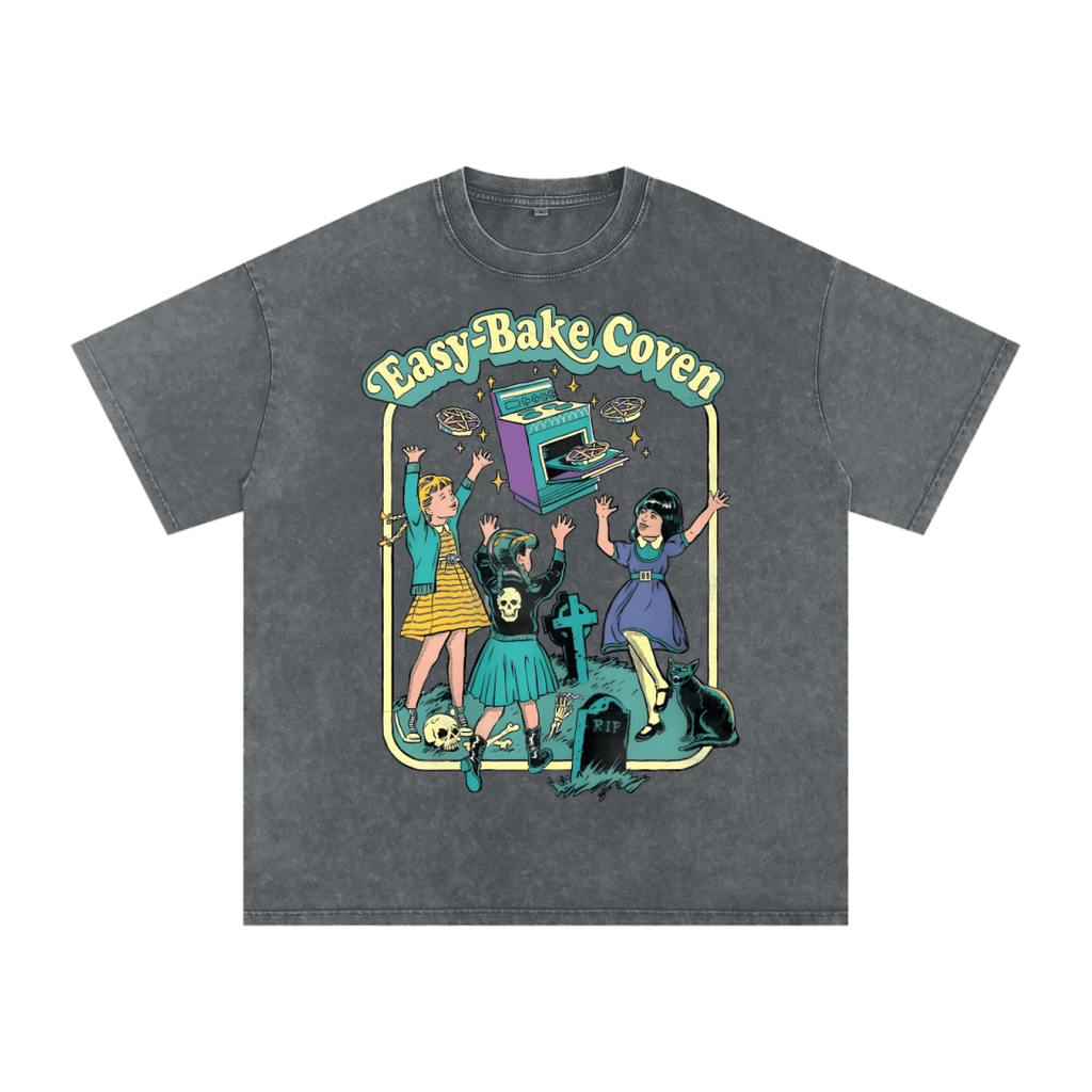 Easy Bake Coven Acid Washed Oversized Tee