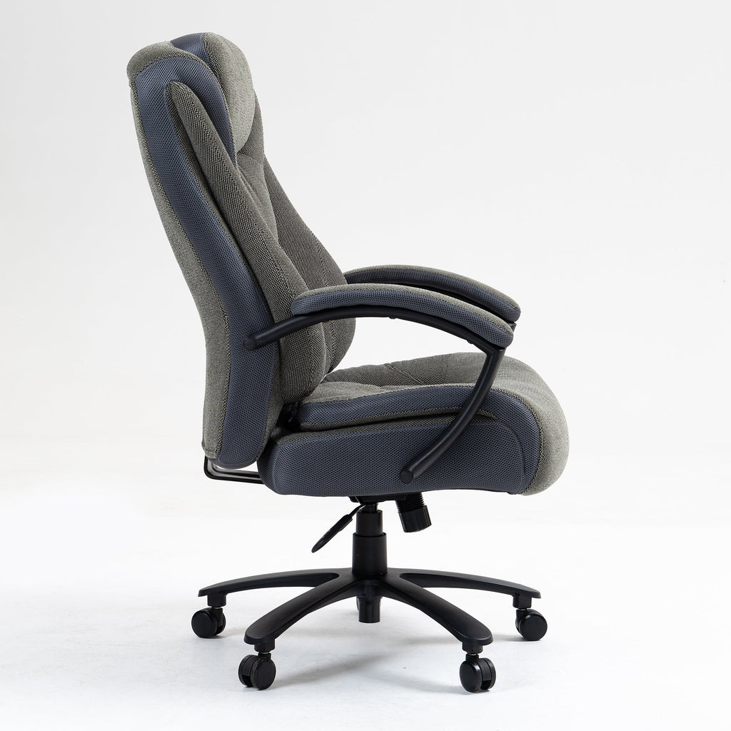 High back, skin friendly cotton fabric material office chair that can be raised and lowered:9373H-Fabric