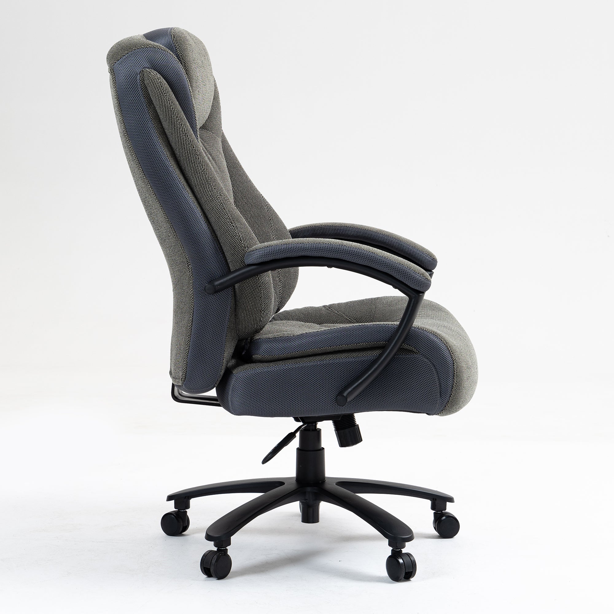 High back, skin friendly cotton fabric material office chair that can be raised and lowered:9373H-Fabric