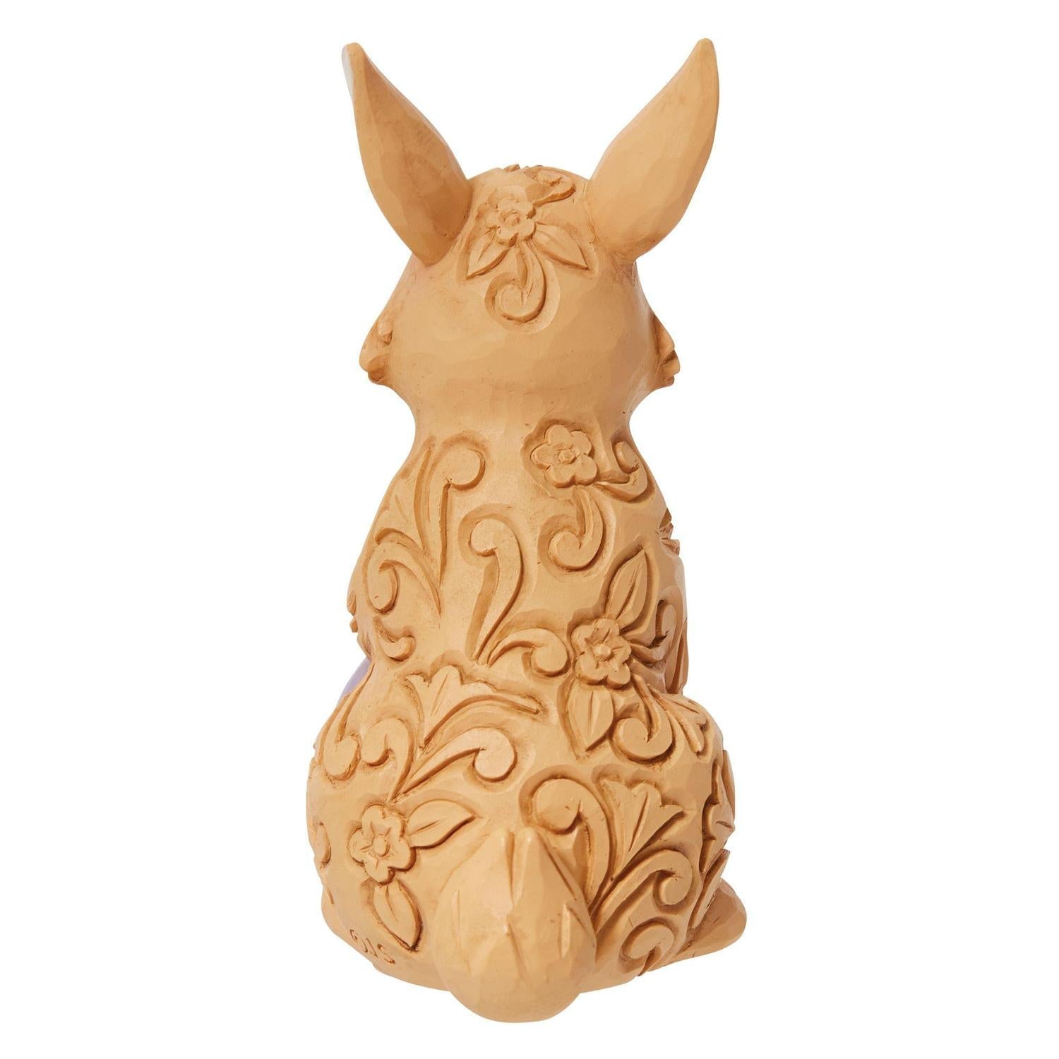 Mini Easter Bunny Floral Figurine