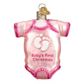 Old World Christmas Pink Baby Onesie