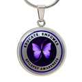 Educate & Empower: Epilepsy Awareness Necklace in Silver