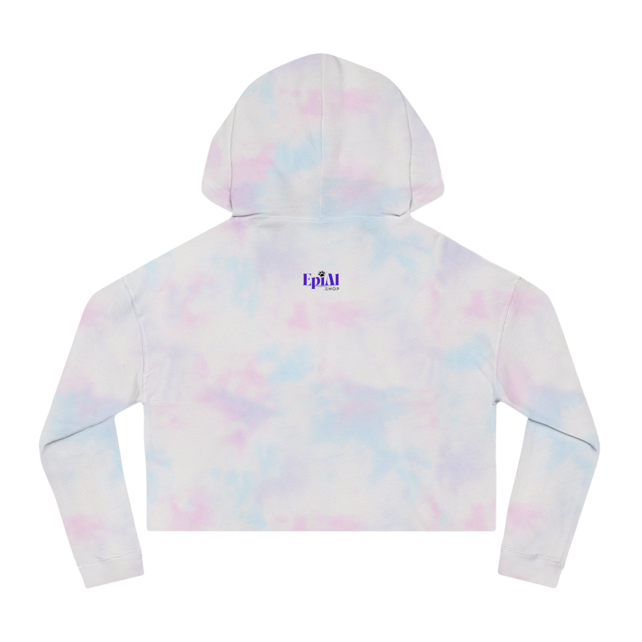Educate, Empower Epilepsy Awareness Women's Cropped Hooded Sweatshirt
