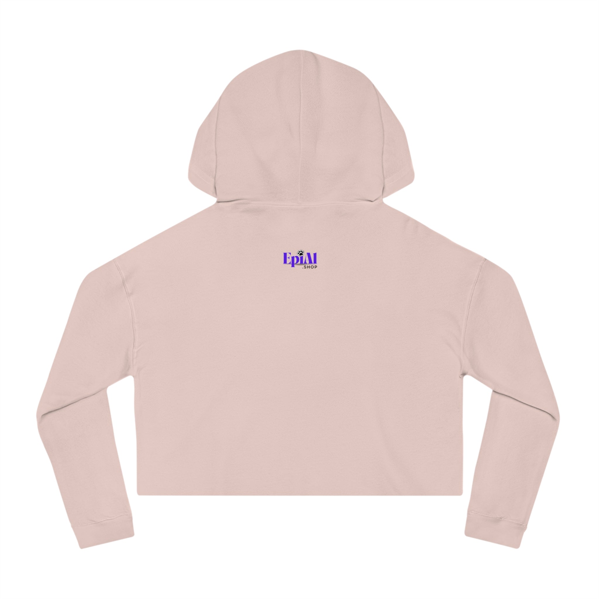 Educate, Empower Epilepsy Awareness Women's Cropped Hooded Sweatshirt